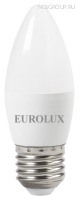 Лампа светодиодная EUROLUX LL-E-C37-6W-230-2,7K-E27
