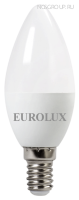 Лампа светодиодная EUROLUX LL-E-C37-7W-230-2,7K-E14