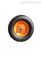 Колесо пневматическое КТ-380-16 (380 мм, d 16мм, для тачек 90-1, 110-1)