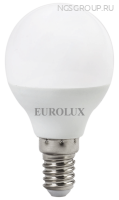 Лампа светодиодная EUROLUX LL-E-G45-7W-230-2,7K-E14