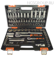 Набор инструментов Вихрь 1/2", 1/4",  CrV, пластиковый кейс 94 предмета