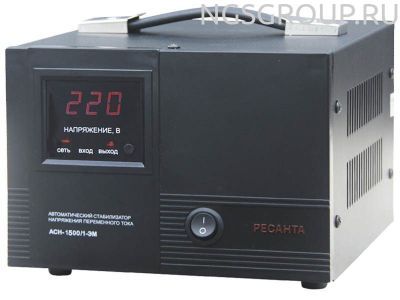 Стабилизатор напряжения РЕСАНТА АСН-1500/1-ЭМ