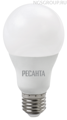 Лампа светодиодная РЕСАНТА LL-R-A65-15W-230-4K-E27