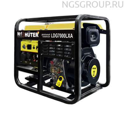 Электрогенератор дизельный LDG 7000LXА Huter