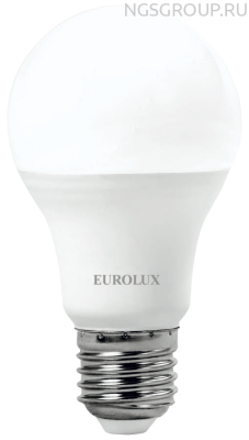 Лампа светодиодная LL-E-A60-15W-230-6K-E27 (груша, 15Вт, холод., Е27) Eurolux