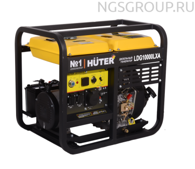 Электрогенератор дизельный LDG 10000LXА Huter