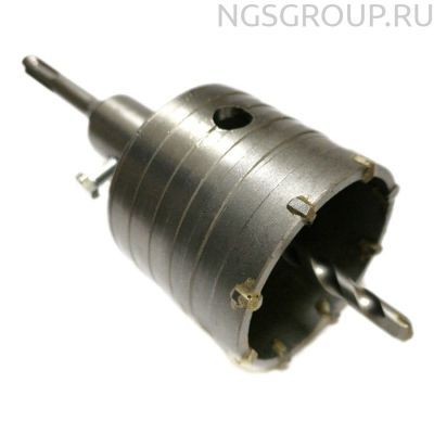 Коронка по бетону Вихрь М22 х 68 мм, в сборе