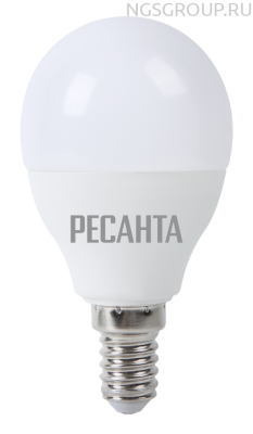 Лампа светодиодная РЕСАНТА LL-R-G45-7W-230-4K-E14